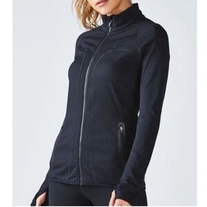 Fabletics- jojo jacket - black size small